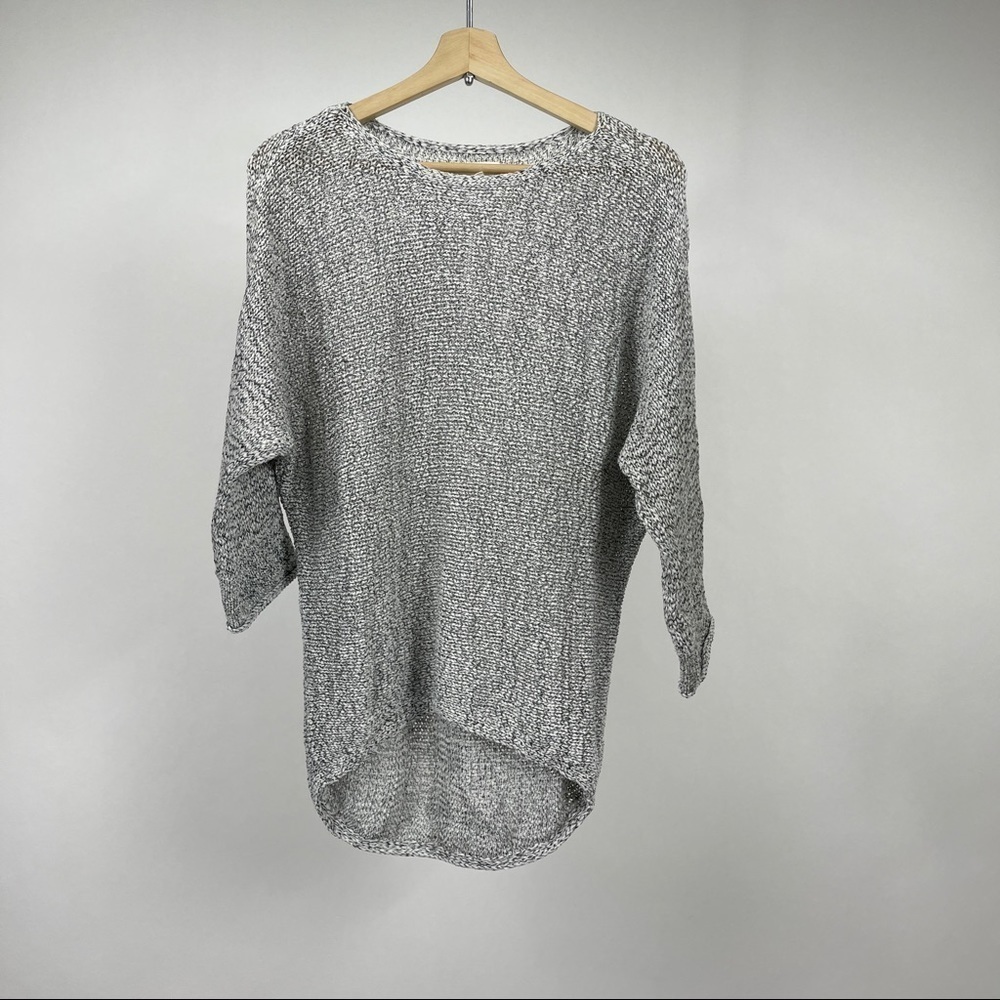 LOFT Knit Shirttail Light Knit Sweater S